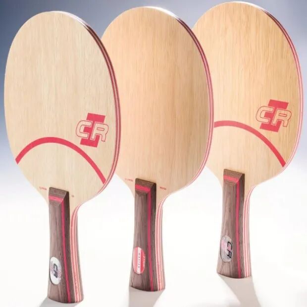 Three female national-level players each holding their Stiga CL series blade