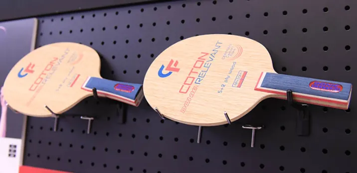 Coton's Donic signature blade with Bluestar A1 rubber on both sides