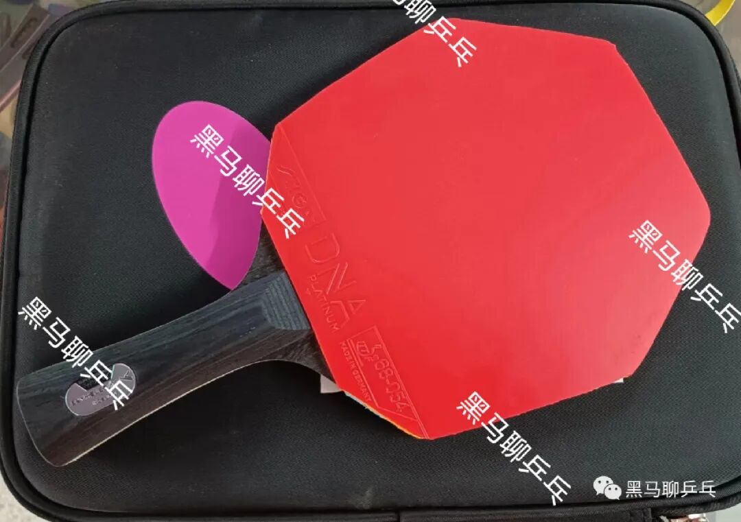 Hannah Goda equipment Cyber 6 blade with DNA Platinum M rubber setup both sides