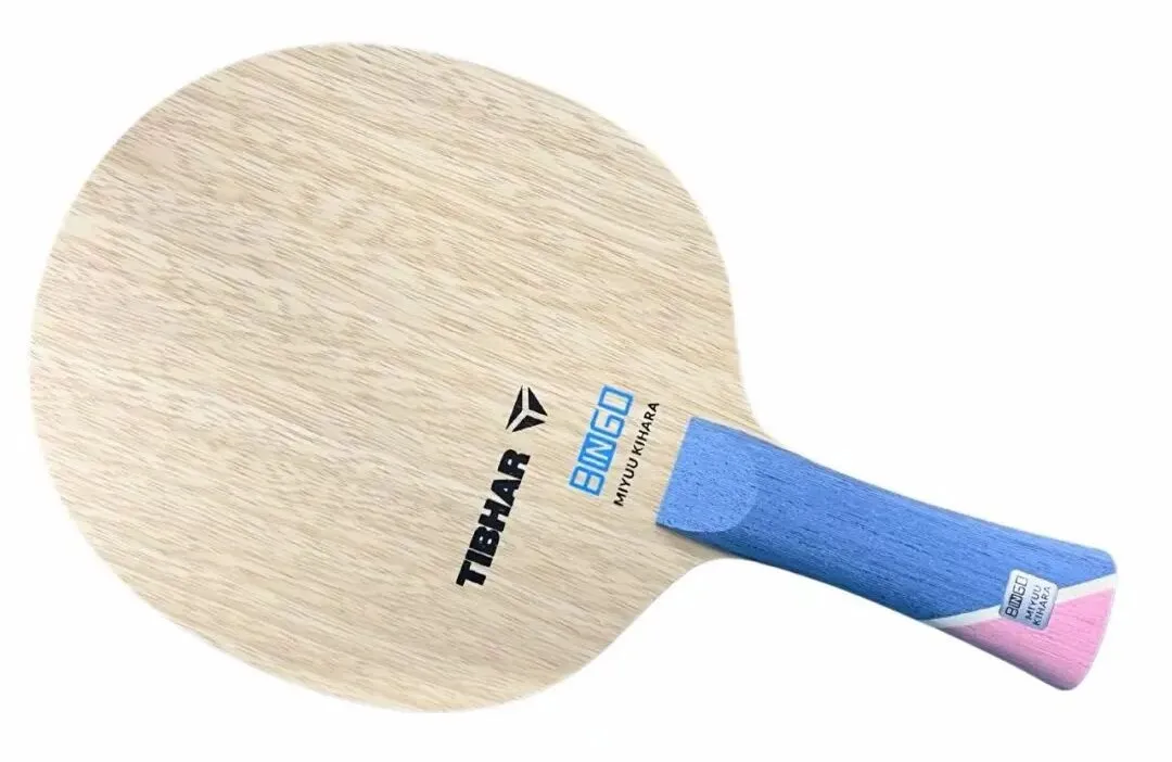 Miyuu Kihara's Tibhar BINGO inner aramid carbon blade with K3 Pro and Speedy Soft