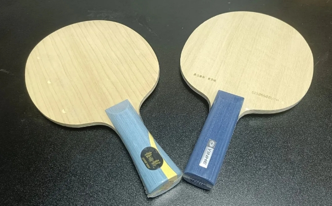 Tanimoto Takumi demonstrating shallow backhand grip on ST handle blade