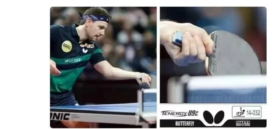 Patrick Franziska playing with Franziska ZLC blade at the Singapore Smash