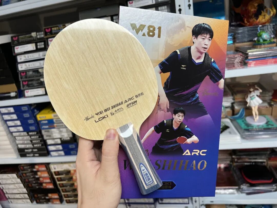Leyshen Wei Shihao SARC Super ARC fiber blade side by side with ARC model