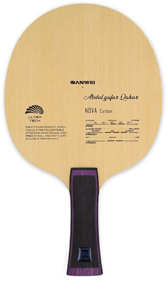 Sanwei Nova Carbon table tennis blade